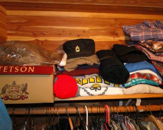 Hats and more flannels etc.