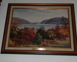 Paul Gould 81/100 oil October View From Heights