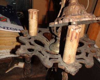 Antique cast iron fixture