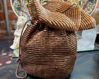 Little gold sack. Made in Switzerland. 