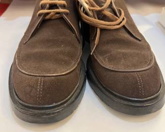 Vintage Giorgio Armani lace up shoe boot. Size 9. Has original box.