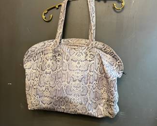 Carole M. Studio Snakeskin pattern purse with some spots fading. Made in Italy. 