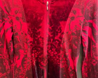 Style & Co zip up with beautiful design. Size XS. 
95% polyester 5% spandex.