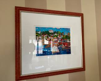 Signed and numbered art litho