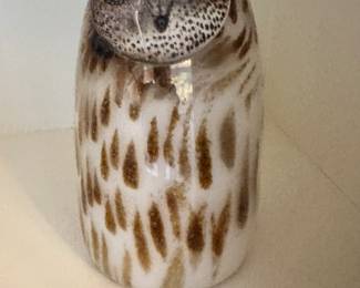 Aer glass owl Nuutajarvi, Finland