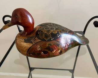 DEcorative wooden duck