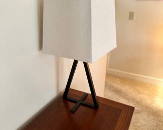 Denison metal base T-lamp from Bassett Mirror Co. Inc. .Height 28 Depth 13 Width 13