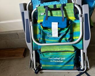 Tommy Bahama beach chair & umbrella