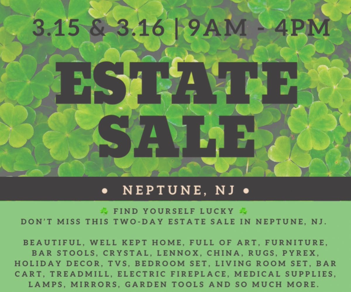 Lucky You! Two Day Sale in Neptune, NJ starts on 3/15/2024