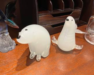 Murano glass figurines