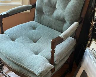 Vintage wood arm chair