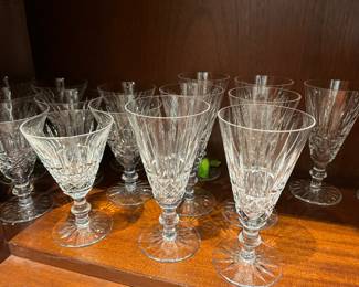Waterford Tramore crystal wine and champagne glasses