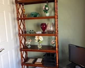 Vintage home decor and display shelf