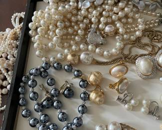 Costume jewelry and pearls