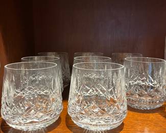 Waterford Lismore old fashioned glasses (8)