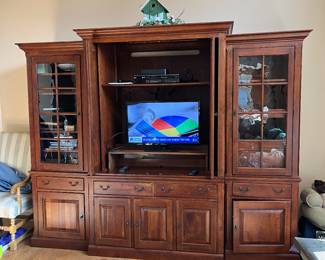 Bob Timberlake 3pc media cabinet and display cases