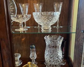 Waterford Society Crystal and other cut glass
