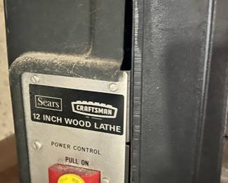 Vintage Craftsman Wood lathe