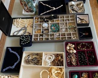 Costume and sterling silver jewelry 