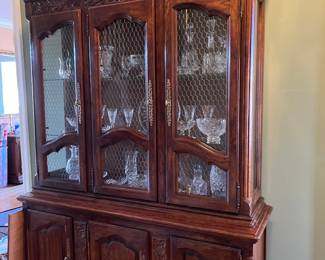 Waterford crystal In large China caninet