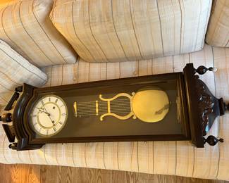 Vintage wall grandmother clock