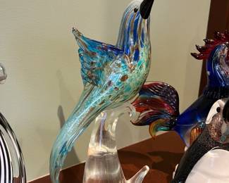 Murano glass bird 