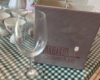 Riedel wine glasses in box