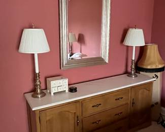 Vintage wood dresser