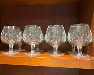 Waterford Crystal Lismore Brandy Snifters (8)