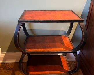Side table with shelves
