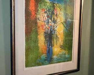 Hoi Lebadang lithographs - mid century signed and numbered - artist of Vietnamese / French background (1922-2015)