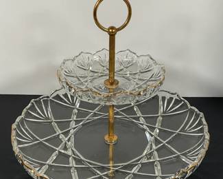 Two Tier Snack Plate