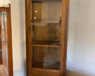 Wood Display Cabinet