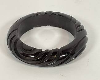 Carved Bakelite Bracelet