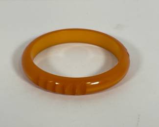 Carved Bakelite Bracelet