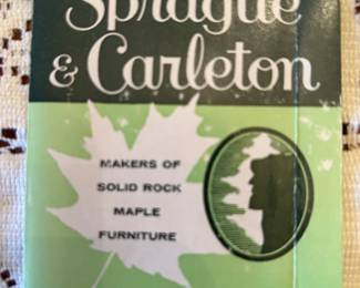 DINING TABLE AND HUTCH FROM THIS COMPANY