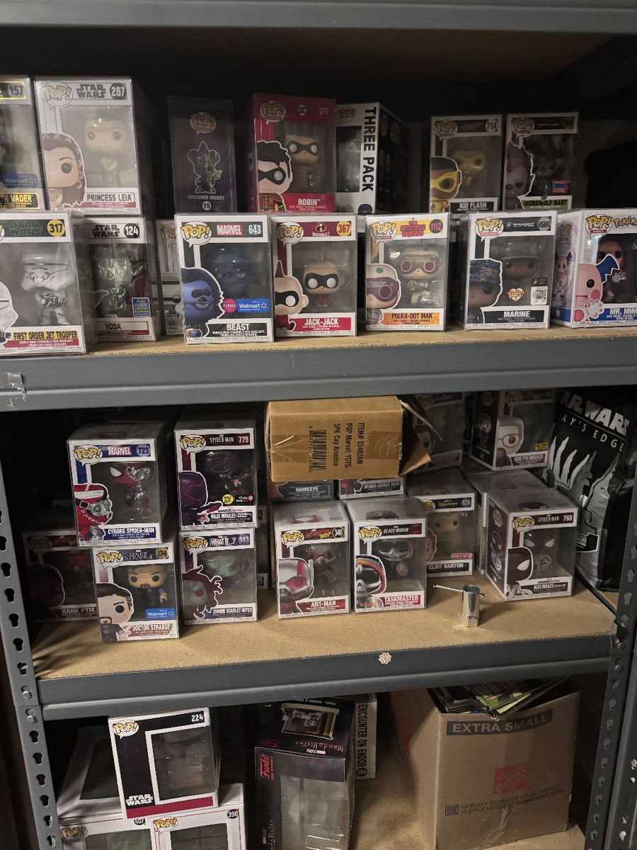 Hundreds of Funko Pops