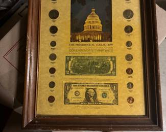 Lots of coin collection items