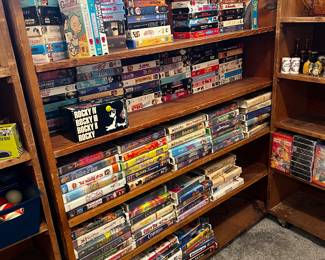 Lots of VHS tapes