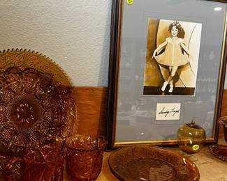 Autographed Shirley Temple photo