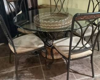 Lovely  four chairs new pads available 