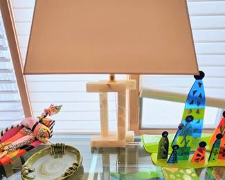 Bakfur Alabaster Concentric Square Lamp (2)