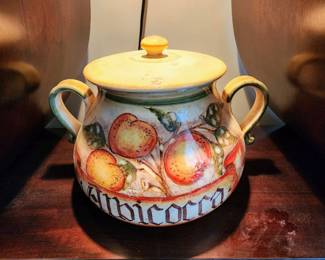 Vetri Pottery hand signed and dated by the artist, made in Italy