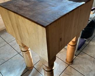 Butcher Block Table