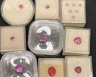 Gemstones Ruby, Topaz, Opal Garnet