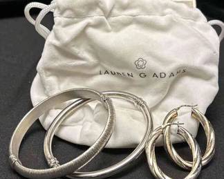 Lauren G Adams Sterling Bracelets Italian Earrings