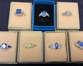 Rings Sterling Tanzanite