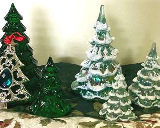 Fenton Glass Christmas Trees