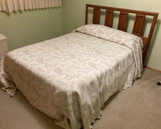 MCM Full Headboard And Mattress