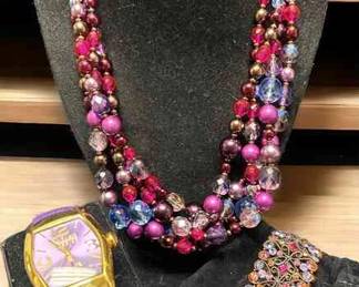 Joan Rivers Trio In Purple